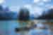 A view of Spirit Island in Maligne Lake, Jasper National Park, Alberta, Canada